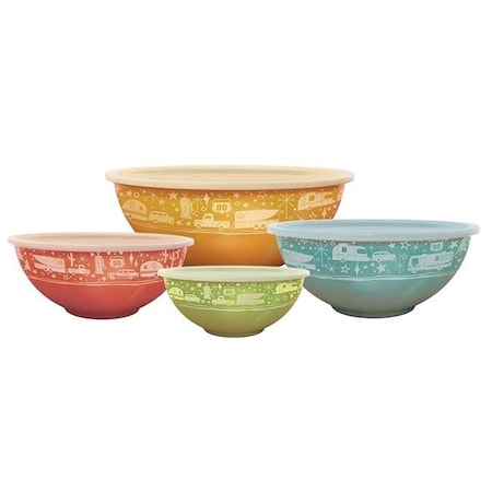 Camp Casual C4G-CC006 Nesting Bowl With Lids - Set Of 4
